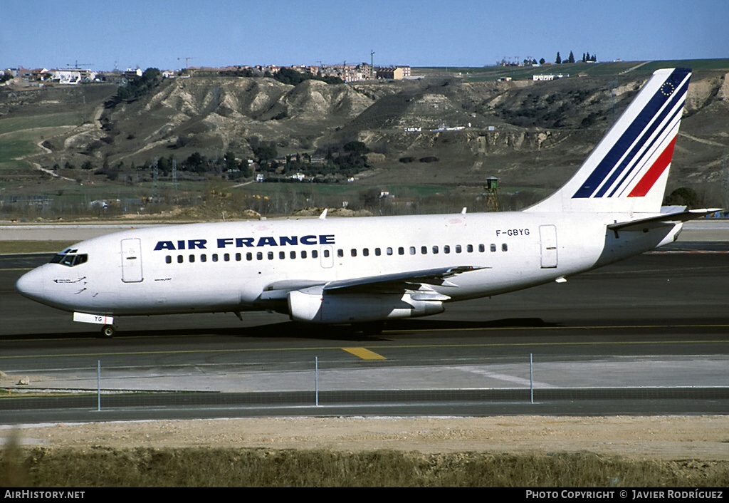 Aircraft Photo of F-GBYG | Boeing 737-228/Adv | Air France | AirHistory.net #640789