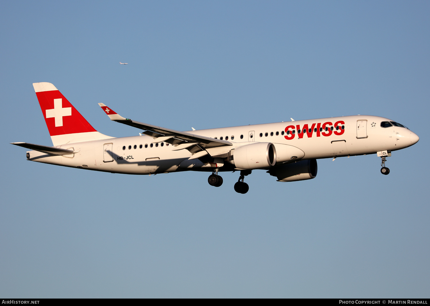 Aircraft Photo of HB-JCL | Bombardier CSeries CS300 (BD-500-1A11) | Swiss International Air Lines | AirHistory.net #640792