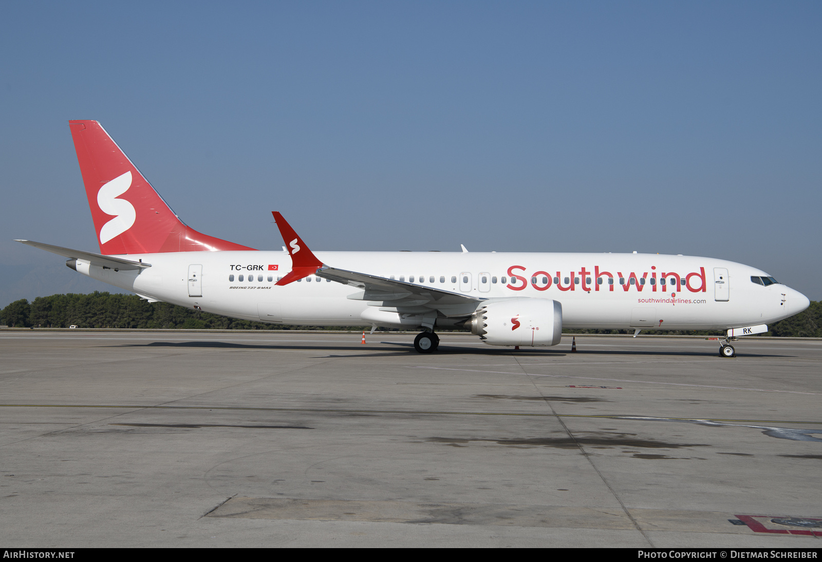 Aircraft Photo of TC-GRK | Boeing 737-8 Max 8 | Southwind Airlines | AirHistory.net #640794