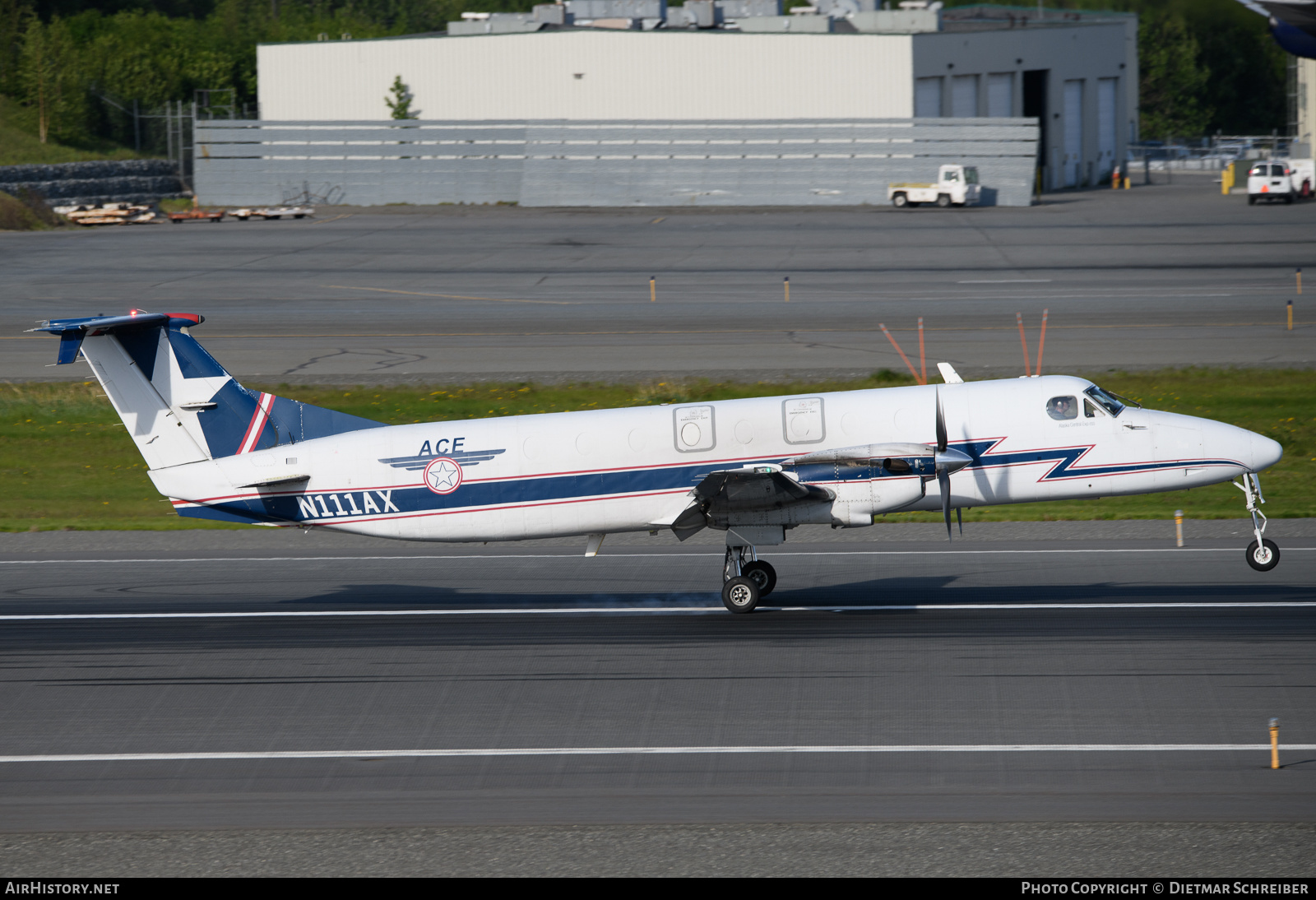 Aircraft Photo of N111AX | Beech 1900C-1 | Alaska Central Express - ACE | AirHistory.net #640806