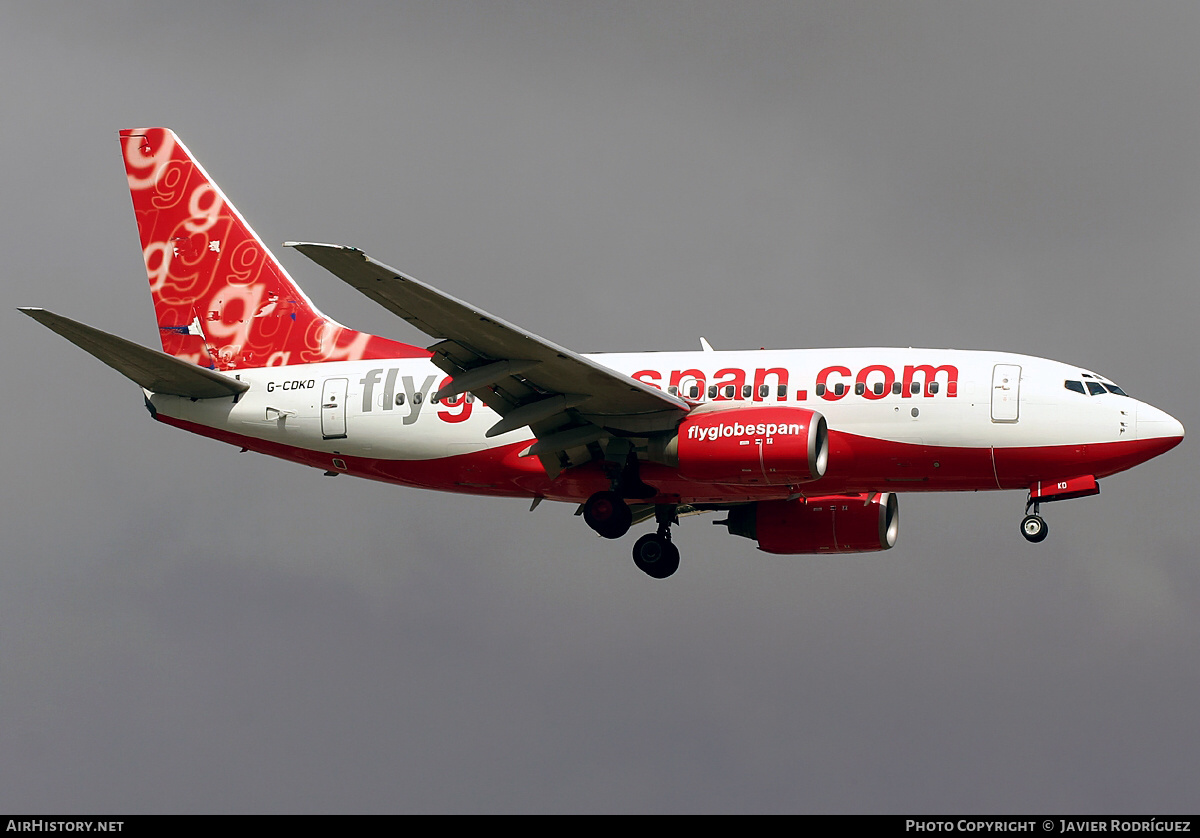 Aircraft Photo of G-CDKD | Boeing 737-683 | Flyglobespan | AirHistory.net #640808