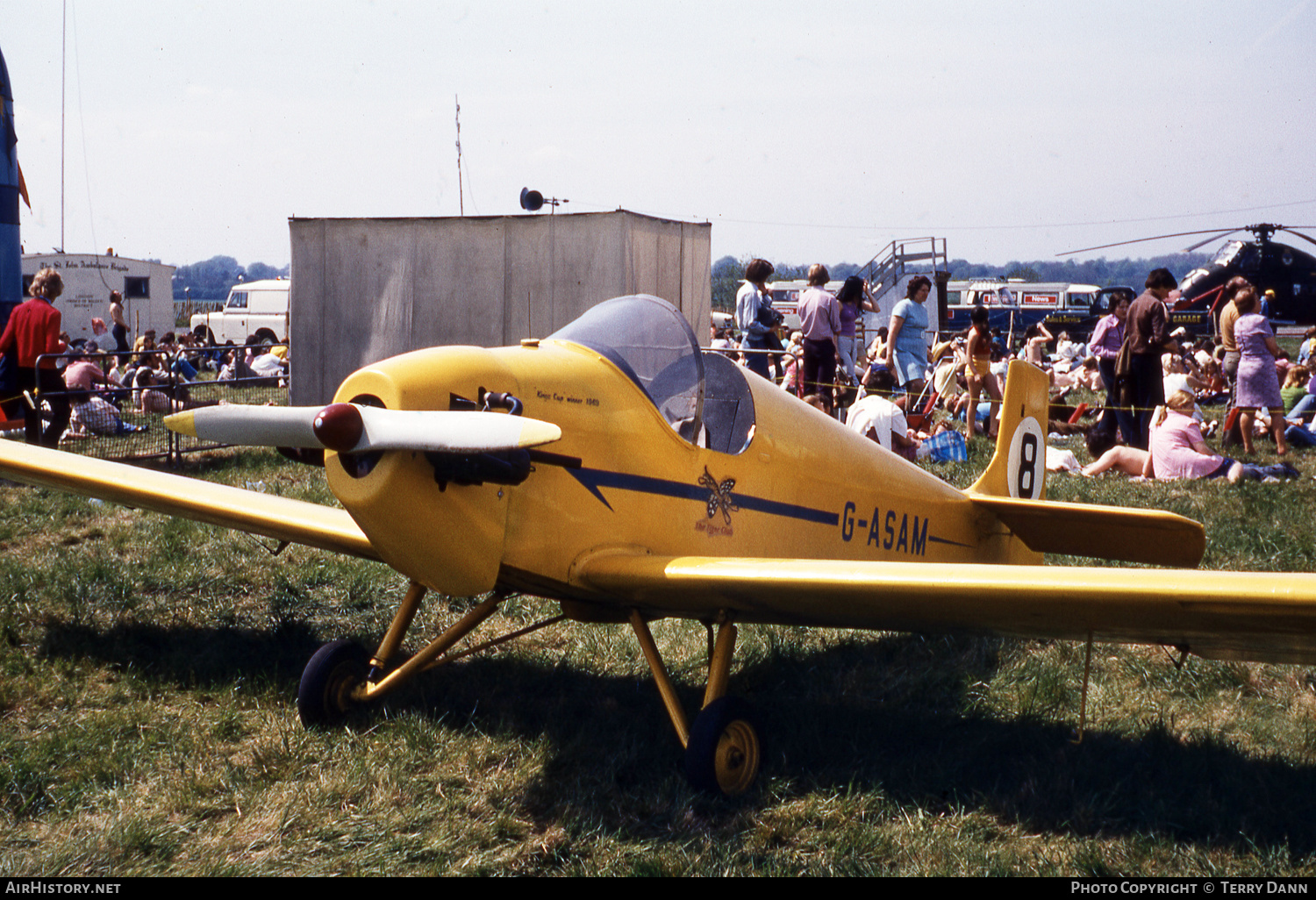 Aircraft Photo of G-ASAM | Druine D-31 Turbulent | The Tiger Club | AirHistory.net #640815