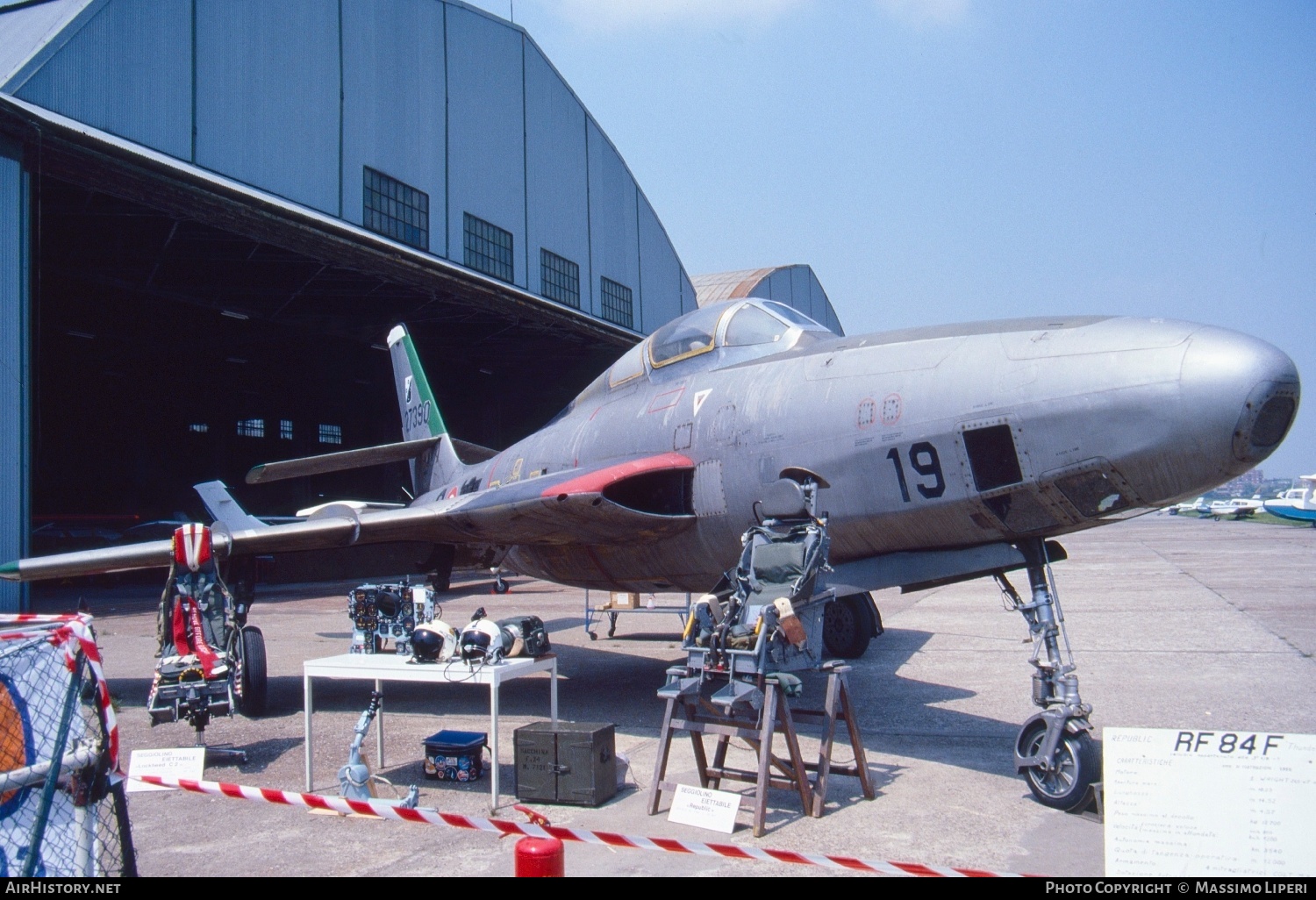 Aircraft Photo of 52-7390 / 27390 | Republic RF-84F Thunderflash | Italy - Air Force | AirHistory.net #640822