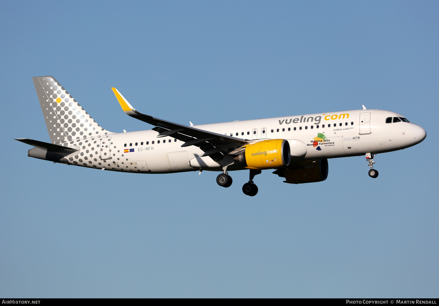Aircraft Photo of EC-NFH | Airbus A320-271N | Vueling Airlines | AirHistory.net #640836