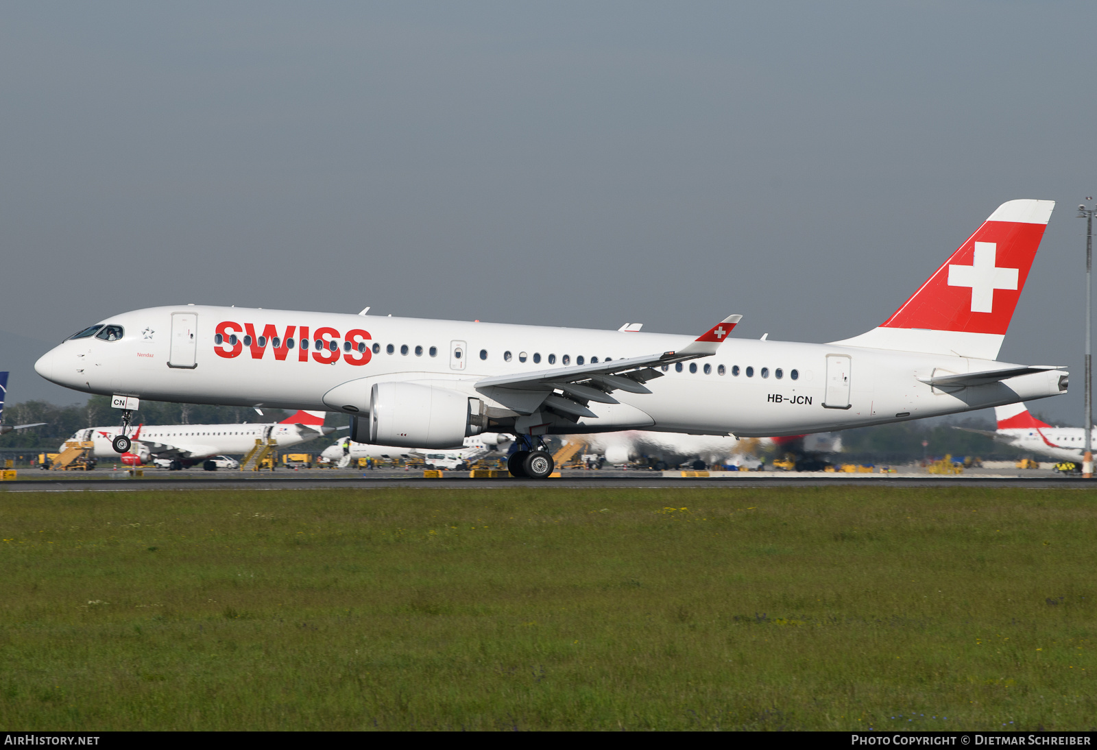 Aircraft Photo of HB-JCN | Airbus A220-371 (BD-500-1A11) | Swiss International Air Lines | AirHistory.net #640855