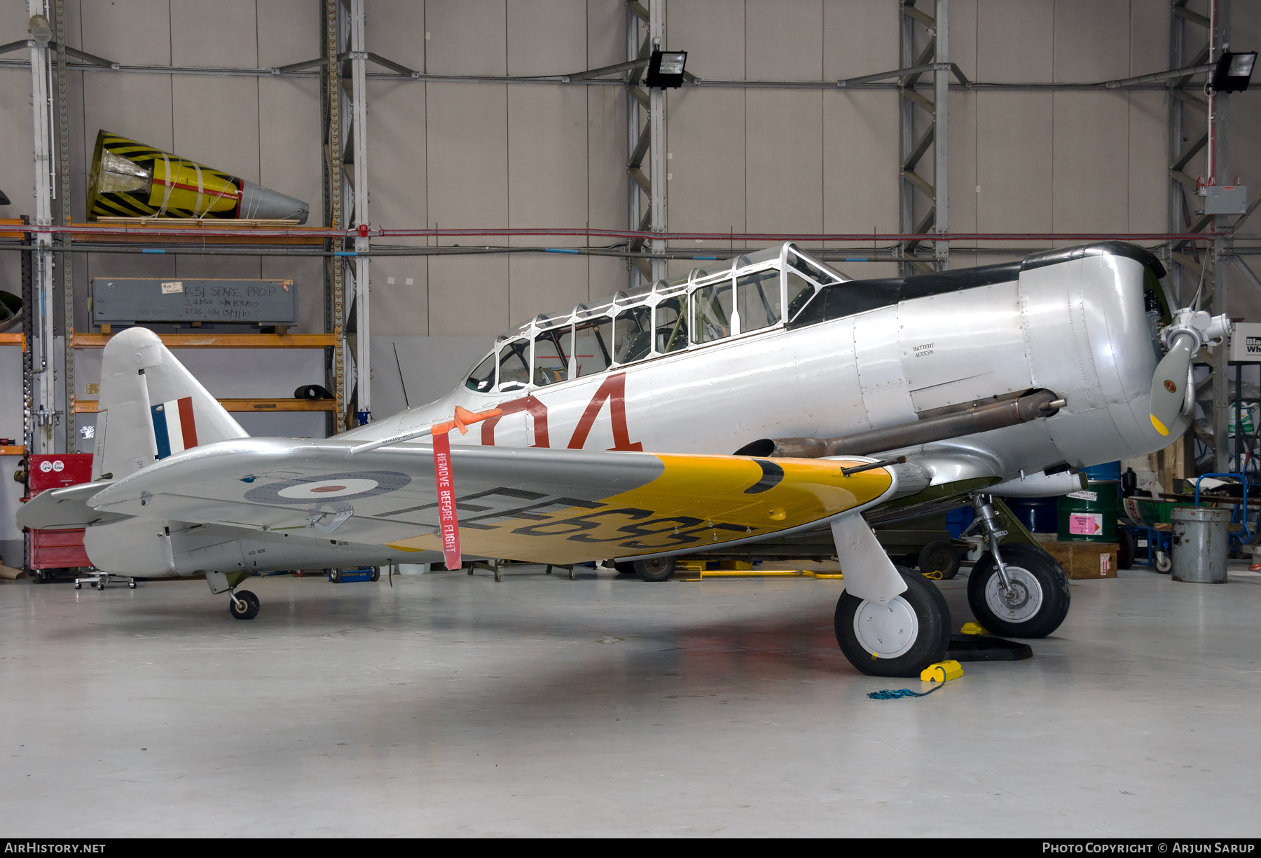 Aircraft Photo of G-BTXI / FE695 | North American AT-16 Harvard IIB | UK - Air Force | AirHistory.net #640877