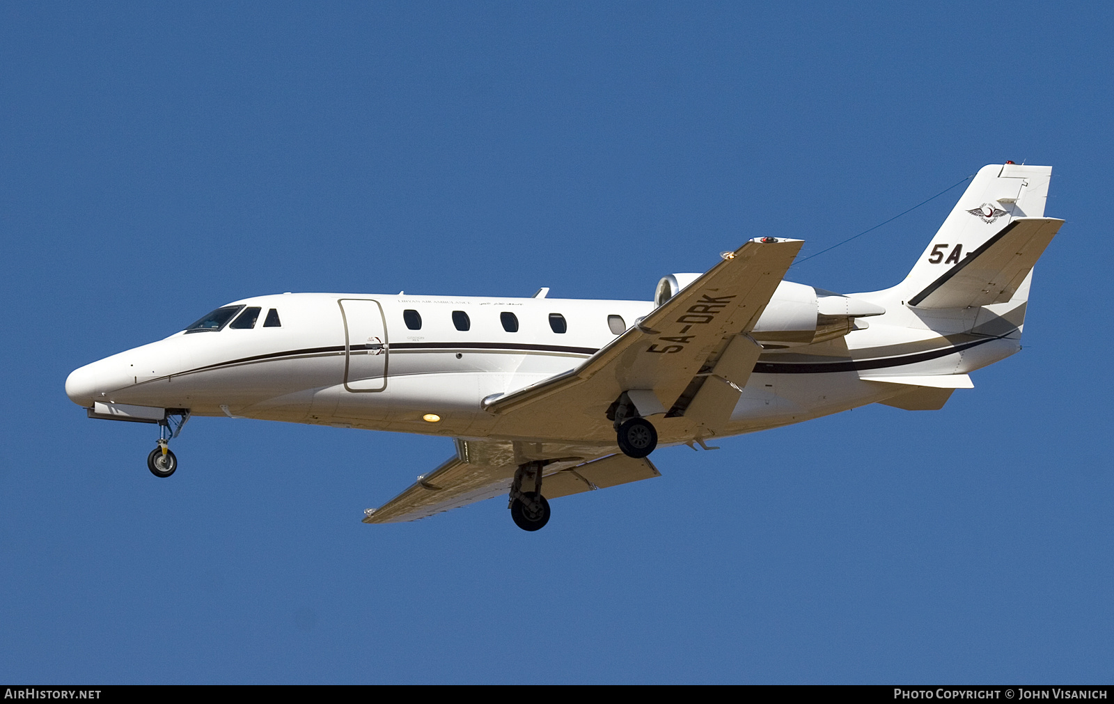 Aircraft Photo of 5A-DRK | Cessna 560XL Citation XLS | Libyan Air Ambulance | AirHistory.net #640931