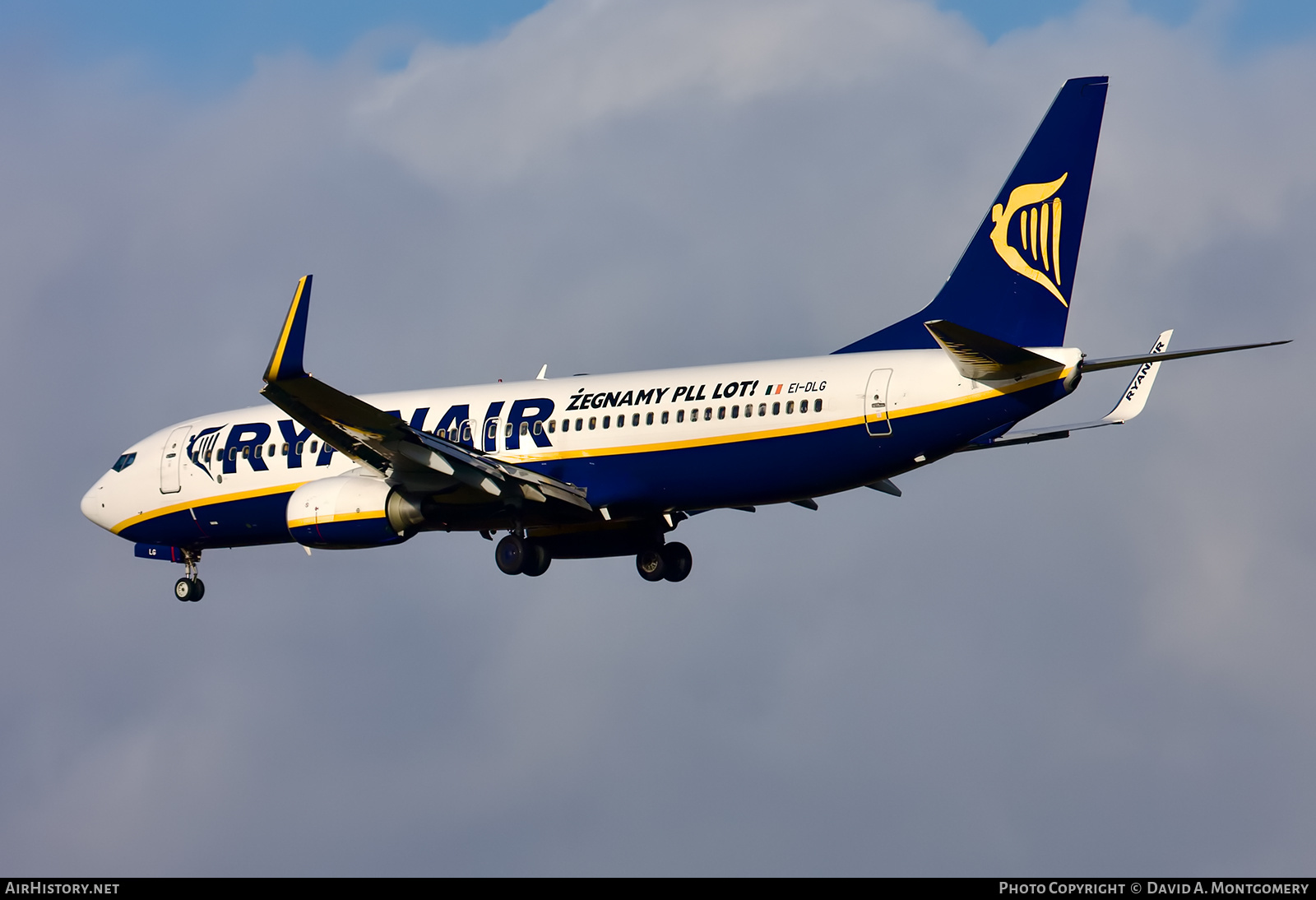 Aircraft Photo of EI-DLG | Boeing 737-8AS | Ryanair | AirHistory.net #640963