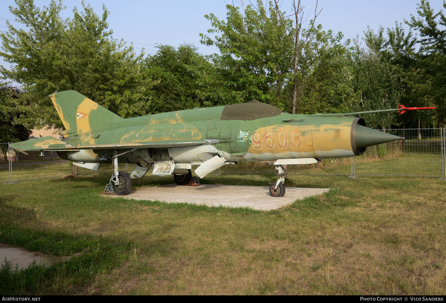 Aircraft Photo of 9603 | Mikoyan-Gurevich MiG-21MF | Hungary - Air Force | AirHistory.net #640969