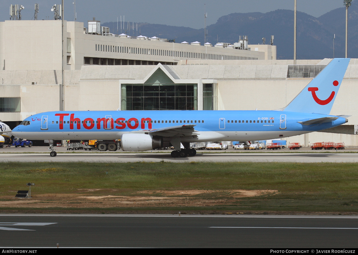 Aircraft Photo of G-OOBI | Boeing 757-2B7 | Thomson Airways | AirHistory.net #640970