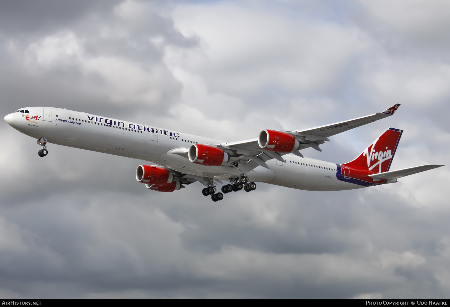 Aircraft Photo of G-VMEG | Airbus A340-642 | Virgin Atlantic Airways | AirHistory.net #640972