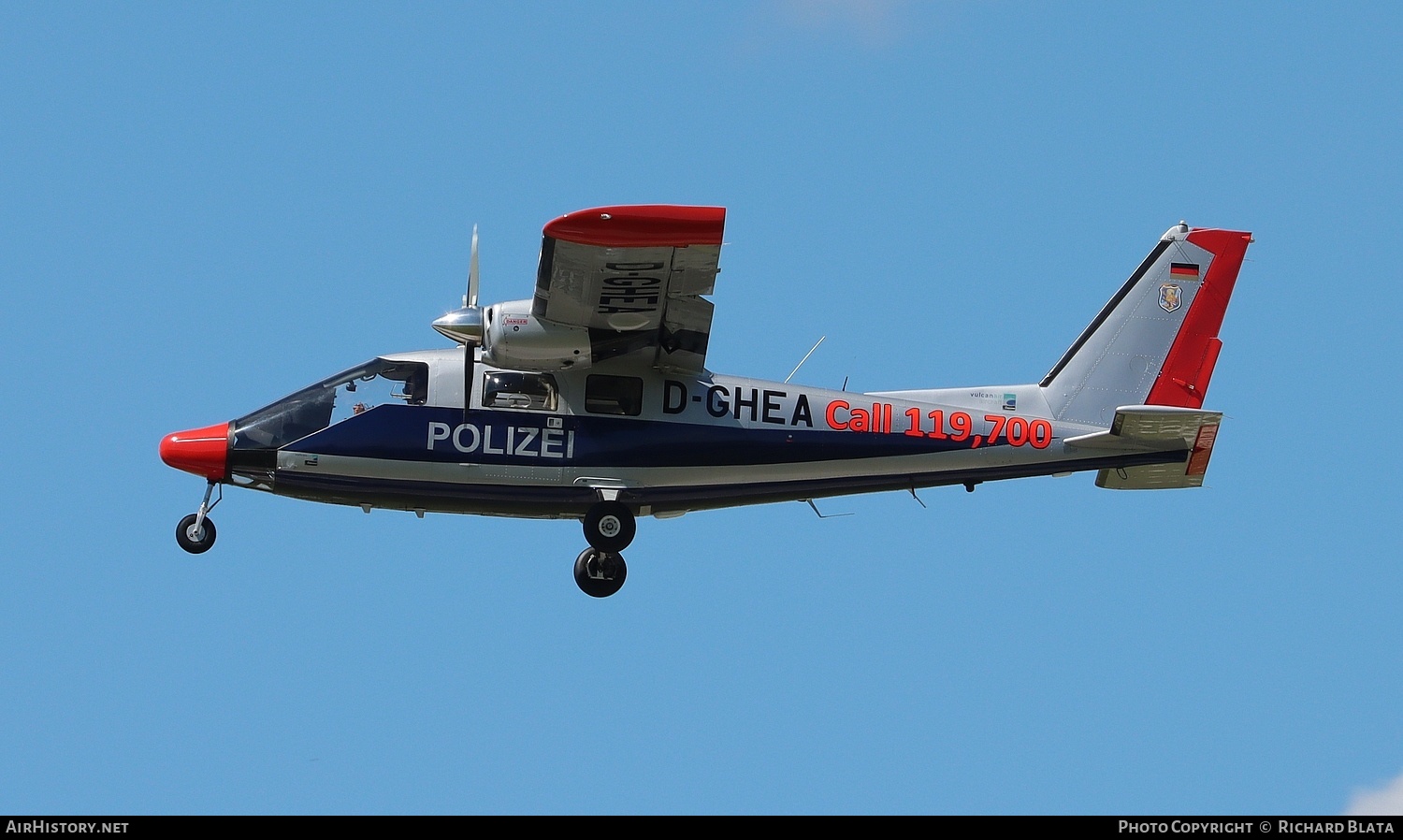 Aircraft Photo of D-GHEA | Partenavia P-68B Observer | Polizei | AirHistory.net #641008
