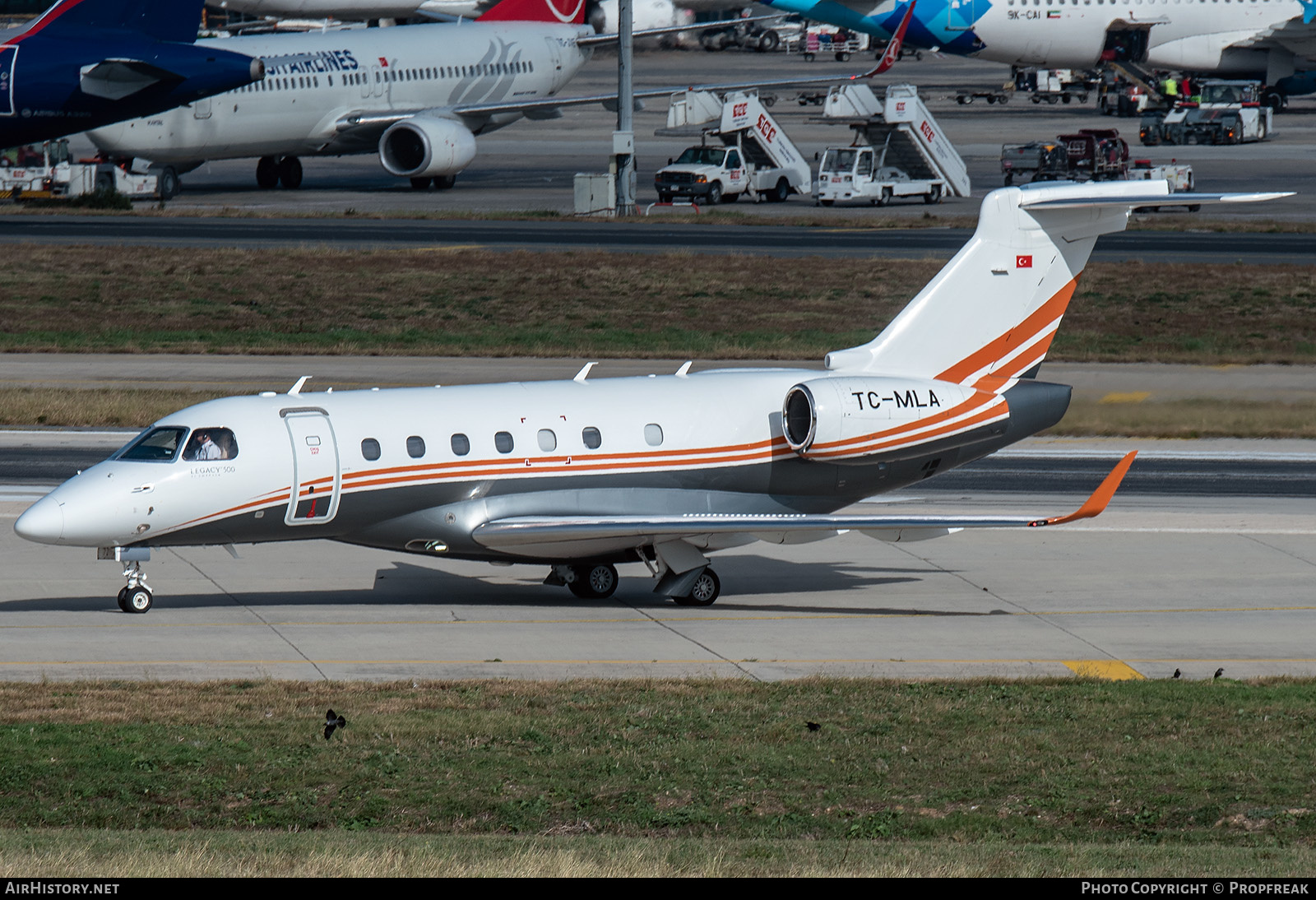 Aircraft Photo of TC-MLA | Embraer EMB-550 Legacy 500 | AirHistory.net #641023