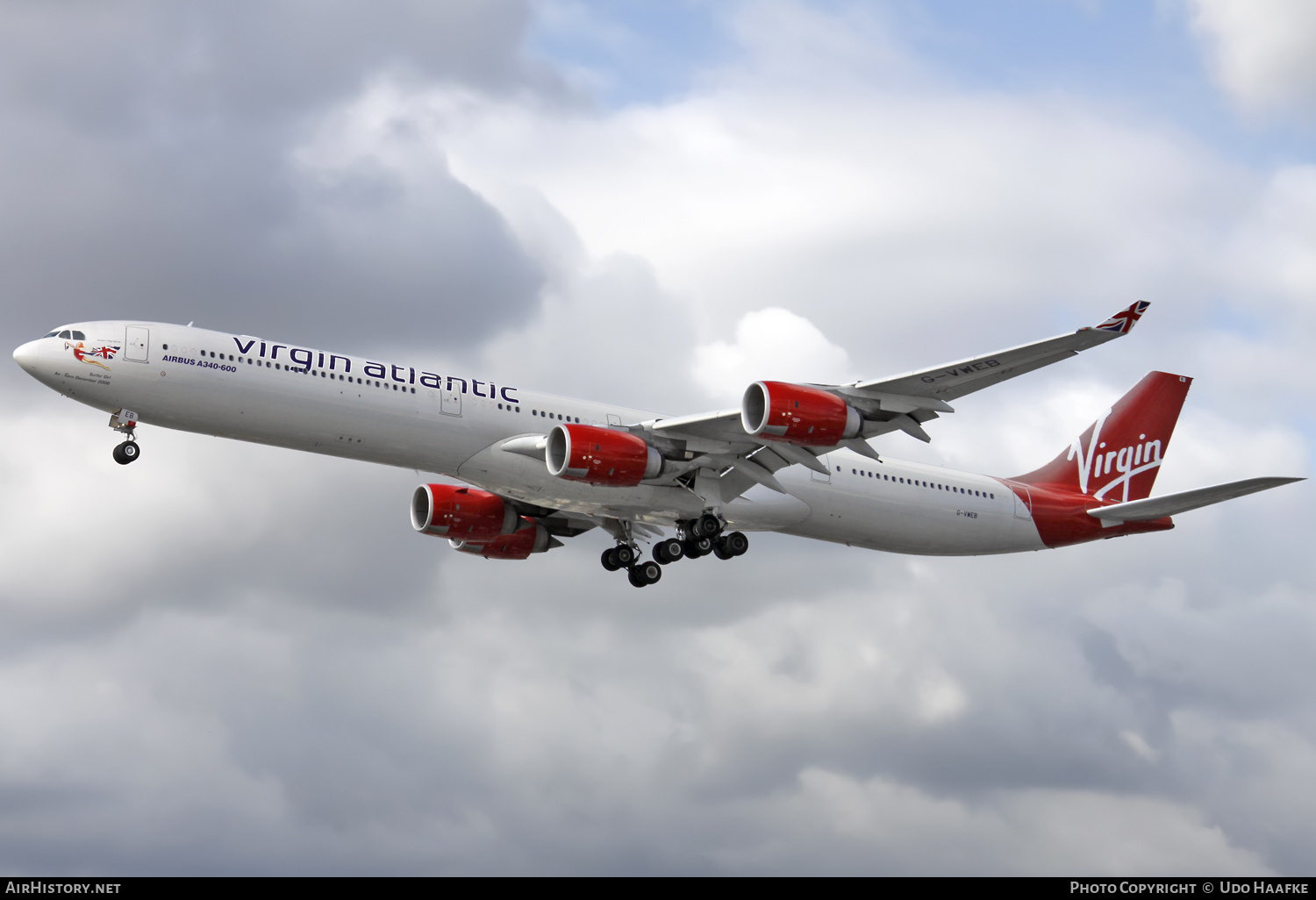 Aircraft Photo of G-VWEB | Airbus A340-642 | Virgin Atlantic Airways | AirHistory.net #641030