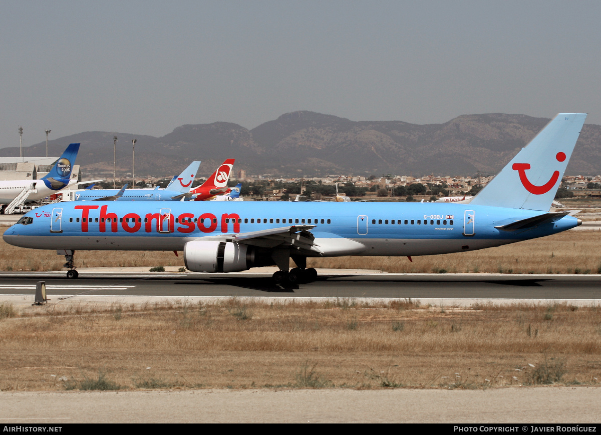 Aircraft Photo of G-OOBJ | Boeing 757-2B7 | Thomson Airways | AirHistory.net #641047