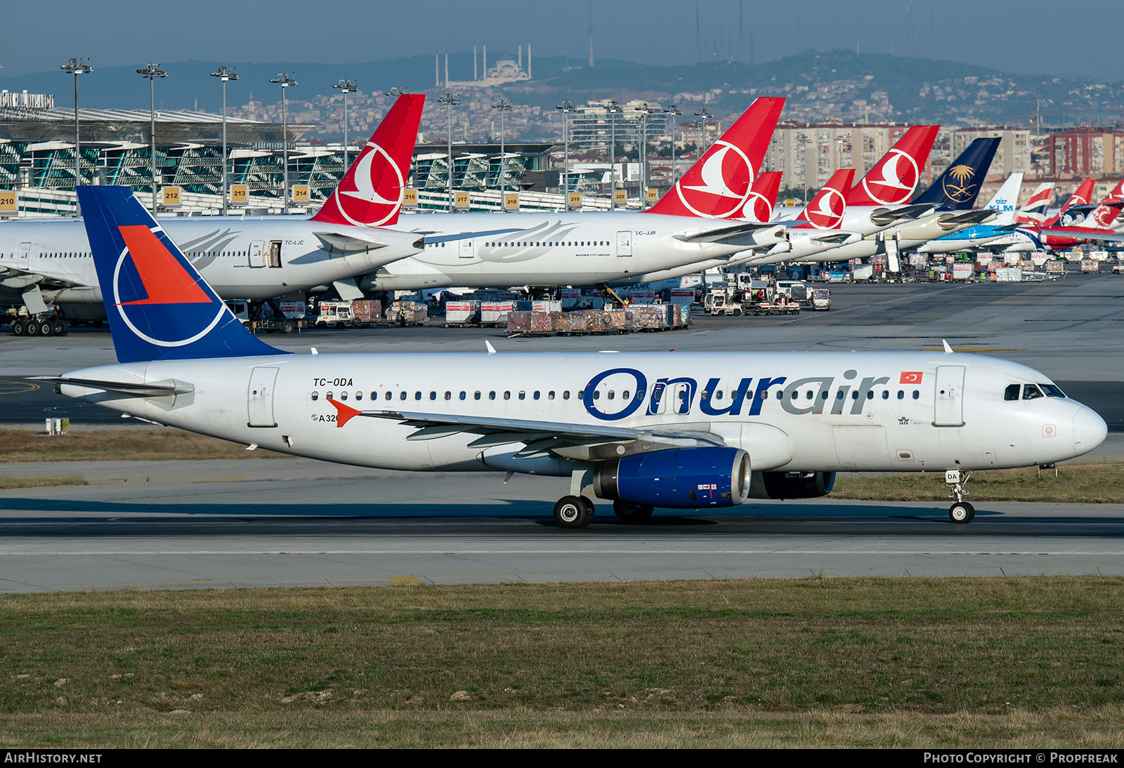 Aircraft Photo of TC-ODA | Airbus A320-233 | Onur Air | AirHistory.net #641088