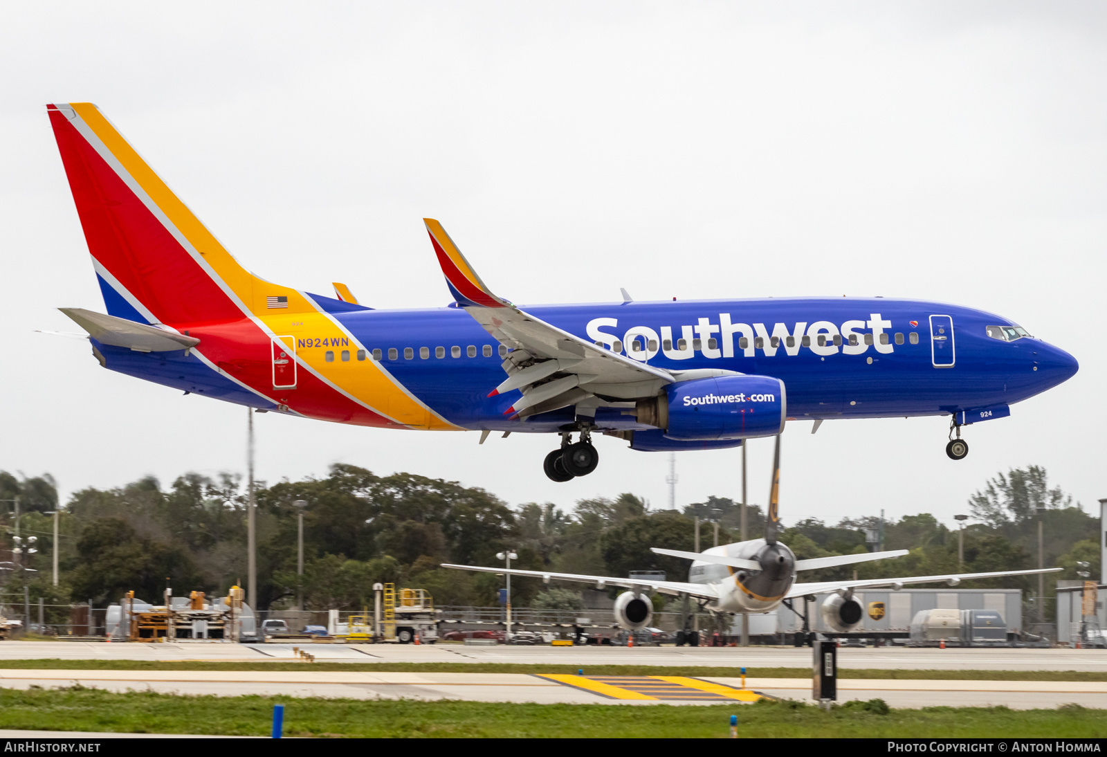 Aircraft Photo of N924WN | Boeing 737-7H4 | Southwest Airlines | AirHistory.net #641089