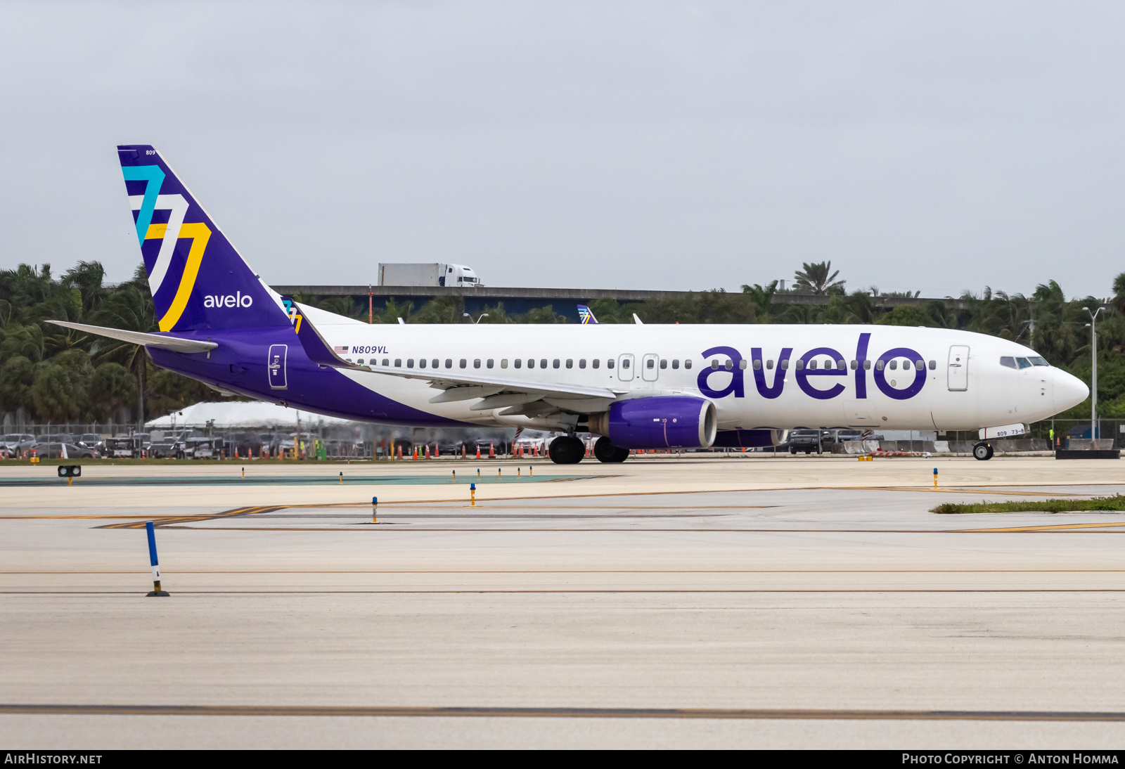 Aircraft Photo of N809VL | Boeing 737-8EH | Avelo Airlines | AirHistory.net #641103
