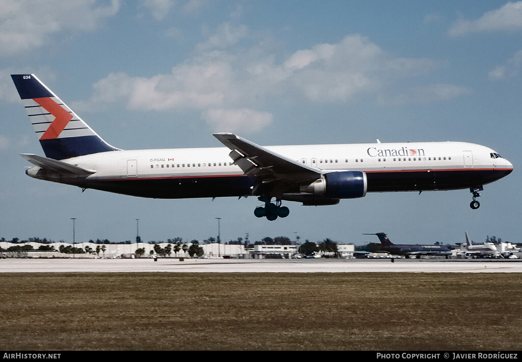 Aircraft Photo of C-FCAG | Boeing 767-375/ER | Canadian Airlines | AirHistory.net #641106