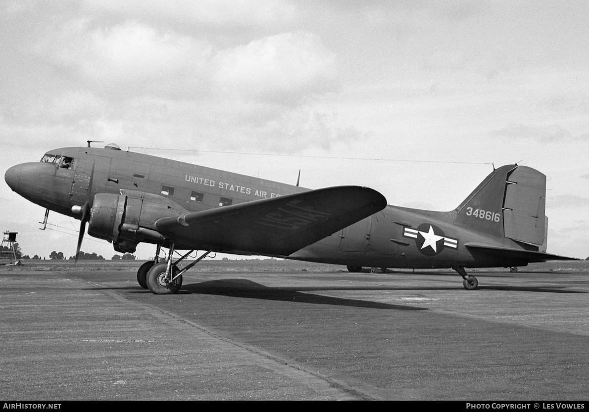 Aircraft Photo of 43-48616 / 348616 | Douglas C-47D Skytrain | USA - Air Force | AirHistory.net #641107