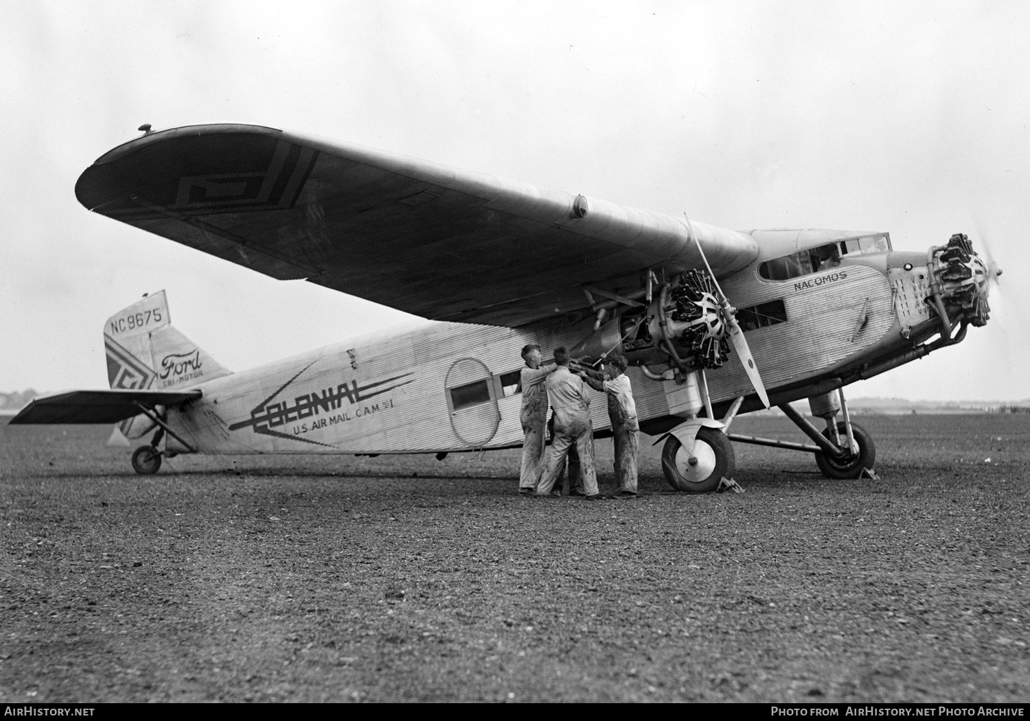 Aircraft Photo of NC9675 | Ford 5-AT-B Tri-Motor | Colonial Air Transport | AirHistory.net #641123