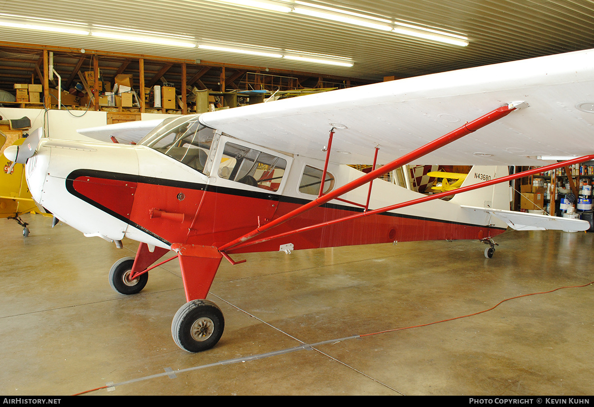 Aircraft Photo of N43680 | Taylorcraft BC12-D | AirHistory.net #641125