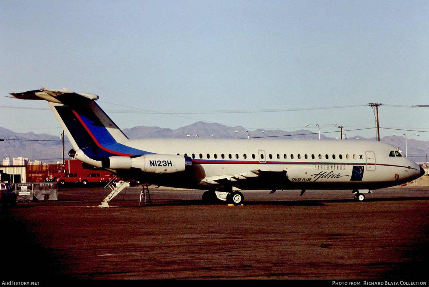 Aircraft Photo of N123H | BAC 111-414EG One-Eleven | Hilton Hotels | AirHistory.net #641127
