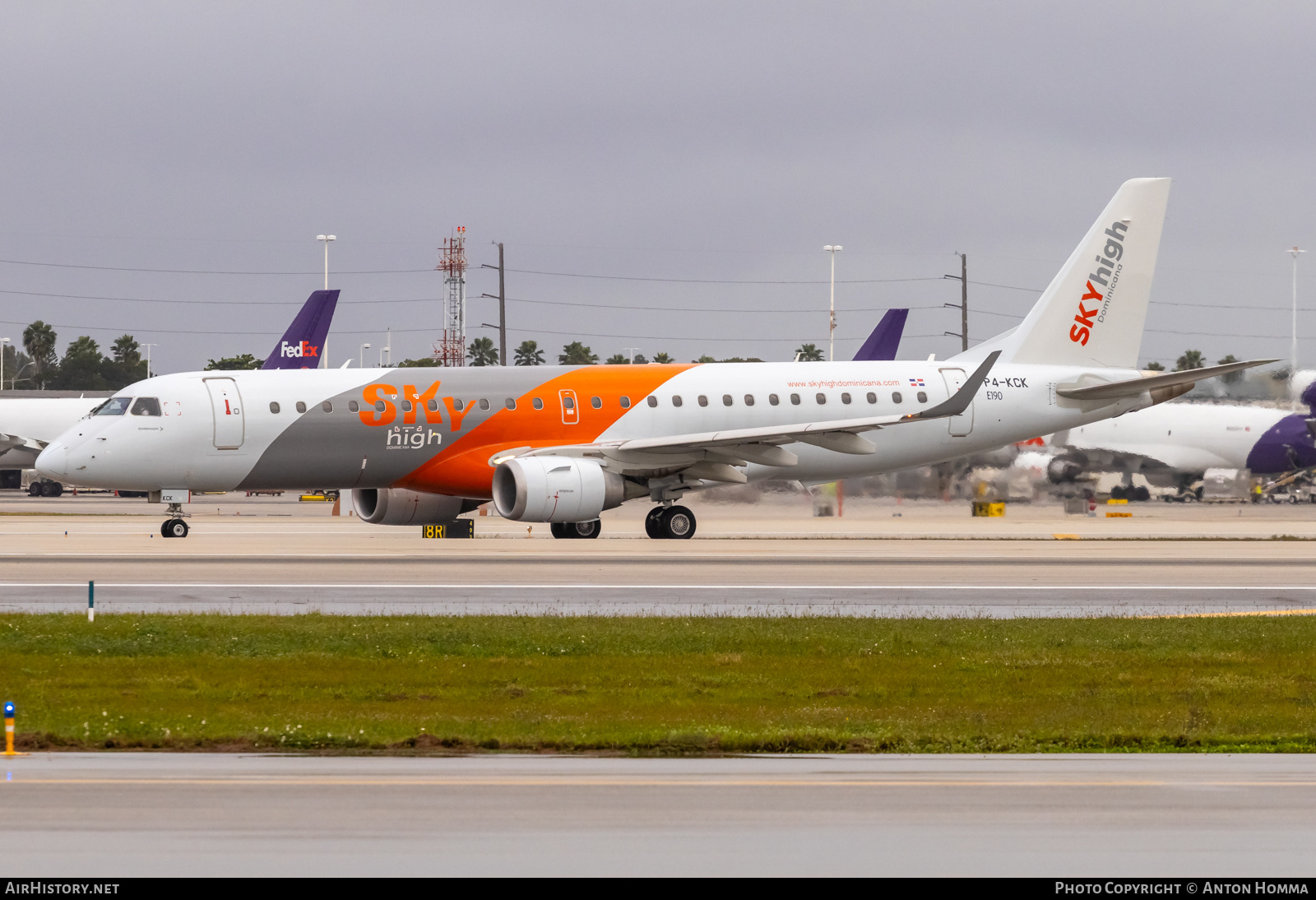 Aircraft Photo of P4-KCK | Embraer 190LR (ERJ-190-100LR) | Sky High Aviation | AirHistory.net #641129