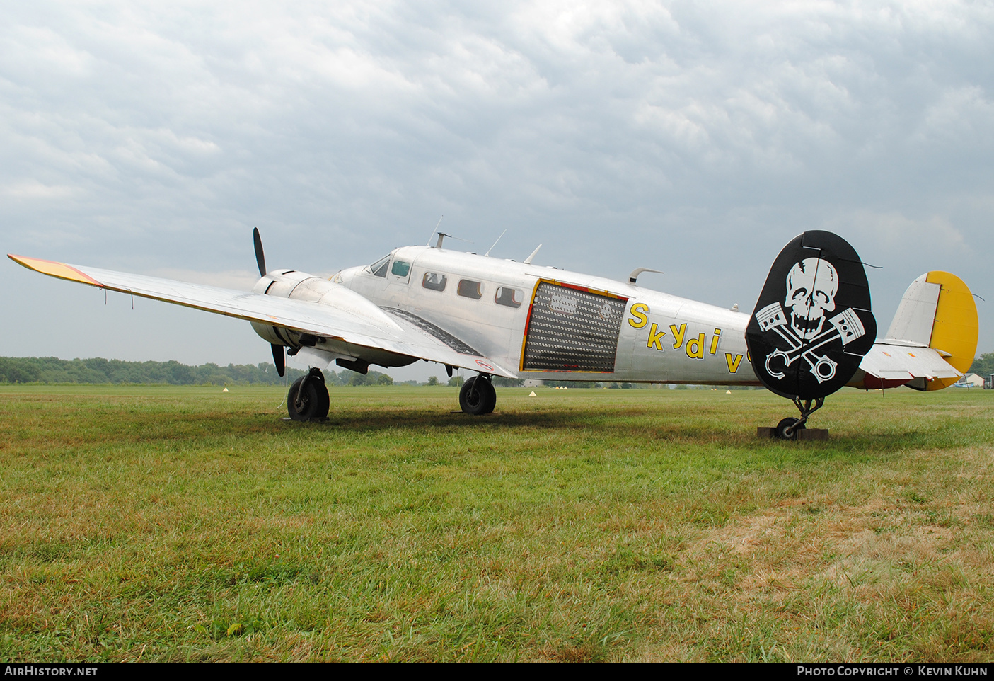 Aircraft Photo of N3666G | Beech C-45H Expeditor | Skydive | AirHistory.net #641146