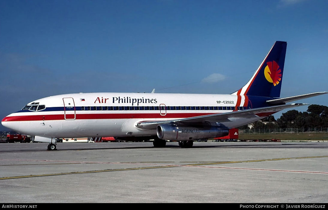 Aircraft Photo of RP-C2022 | Boeing 737-222 | Air Philippines | AirHistory.net #641172