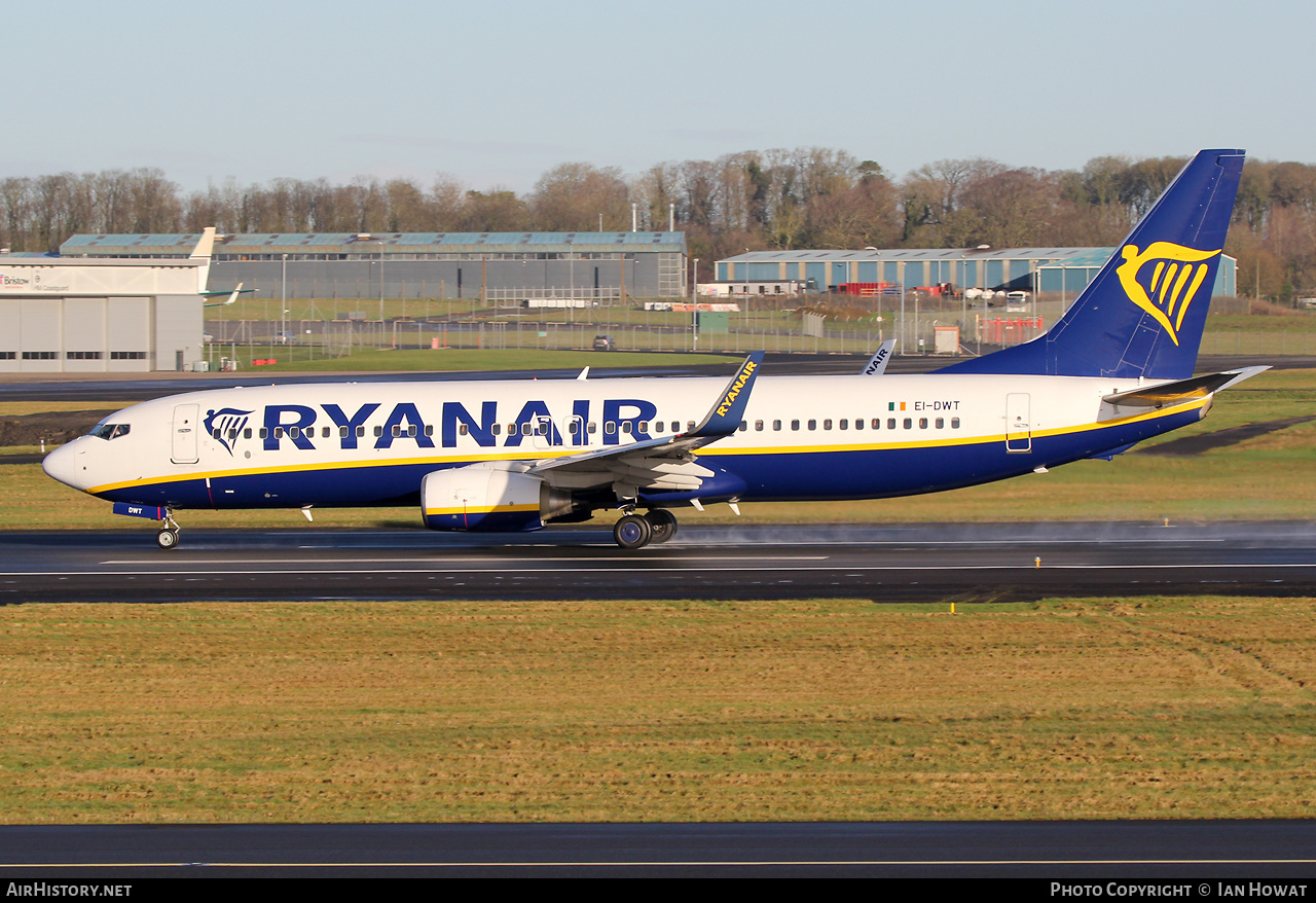 Aircraft Photo of EI-DWT | Boeing 737-8AS | Ryanair | AirHistory.net #641185
