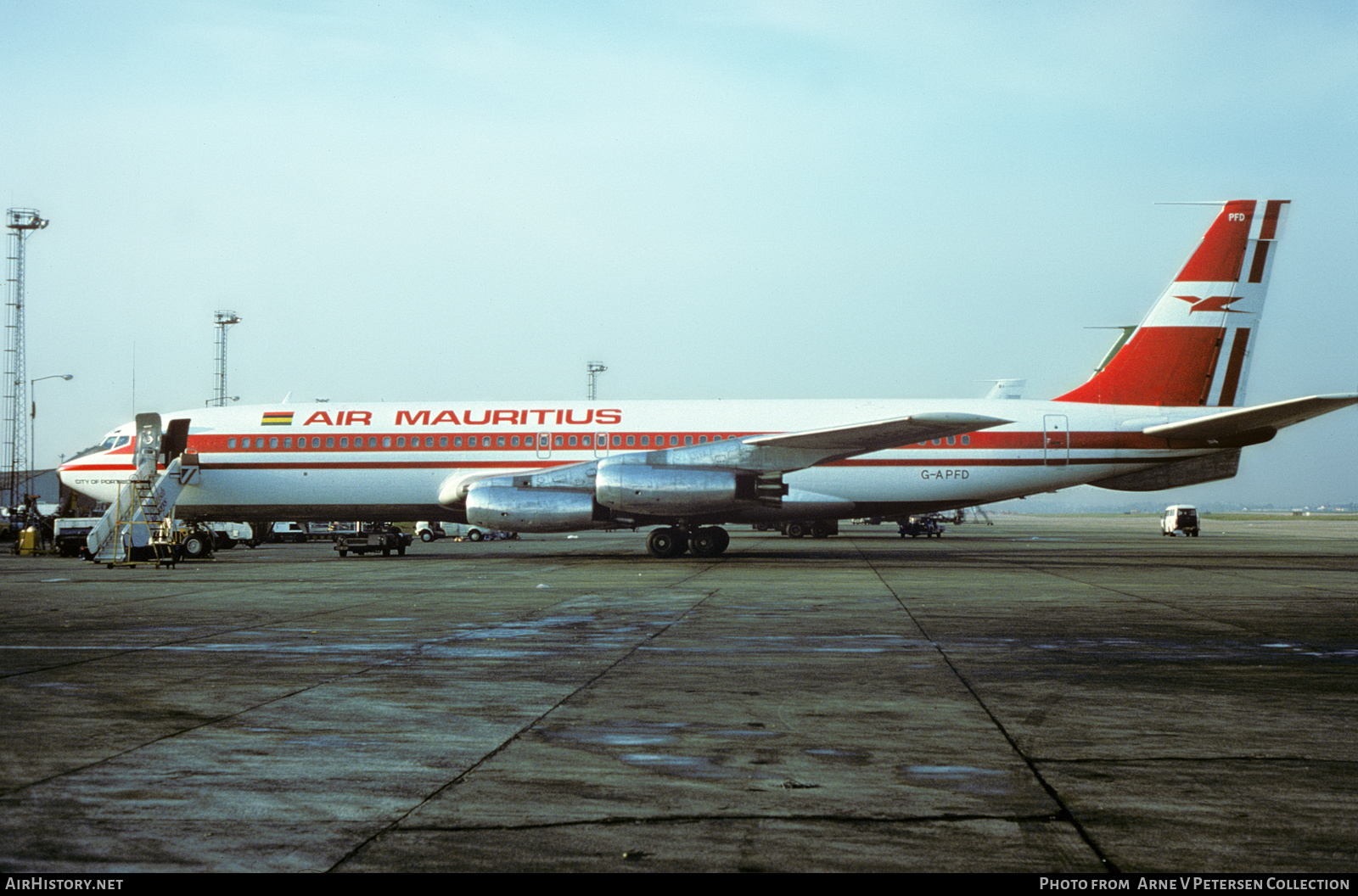 Aircraft Photo of G-APFD | Boeing 707-436 | Air Mauritius | AirHistory.net #641205