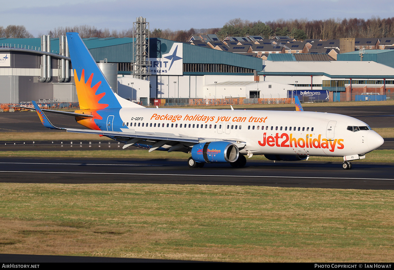 Aircraft Photo of G-GDFD | Boeing 737-8K5 | Jet2 Holidays | AirHistory.net #641218
