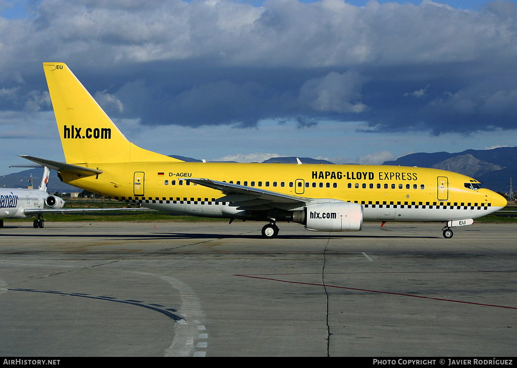 Aircraft Photo of D-AGEU | Boeing 737-75B | Hapag-Lloyd Express | AirHistory.net #641226