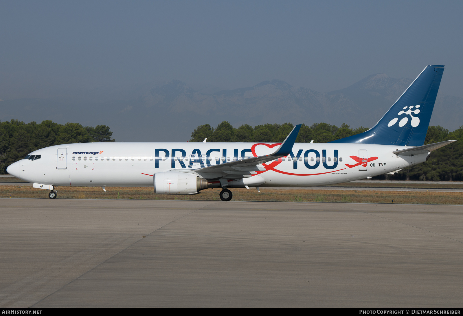 Aircraft Photo of OK-TVF | Boeing 737-8FH | Smartwings | AirHistory.net #641242