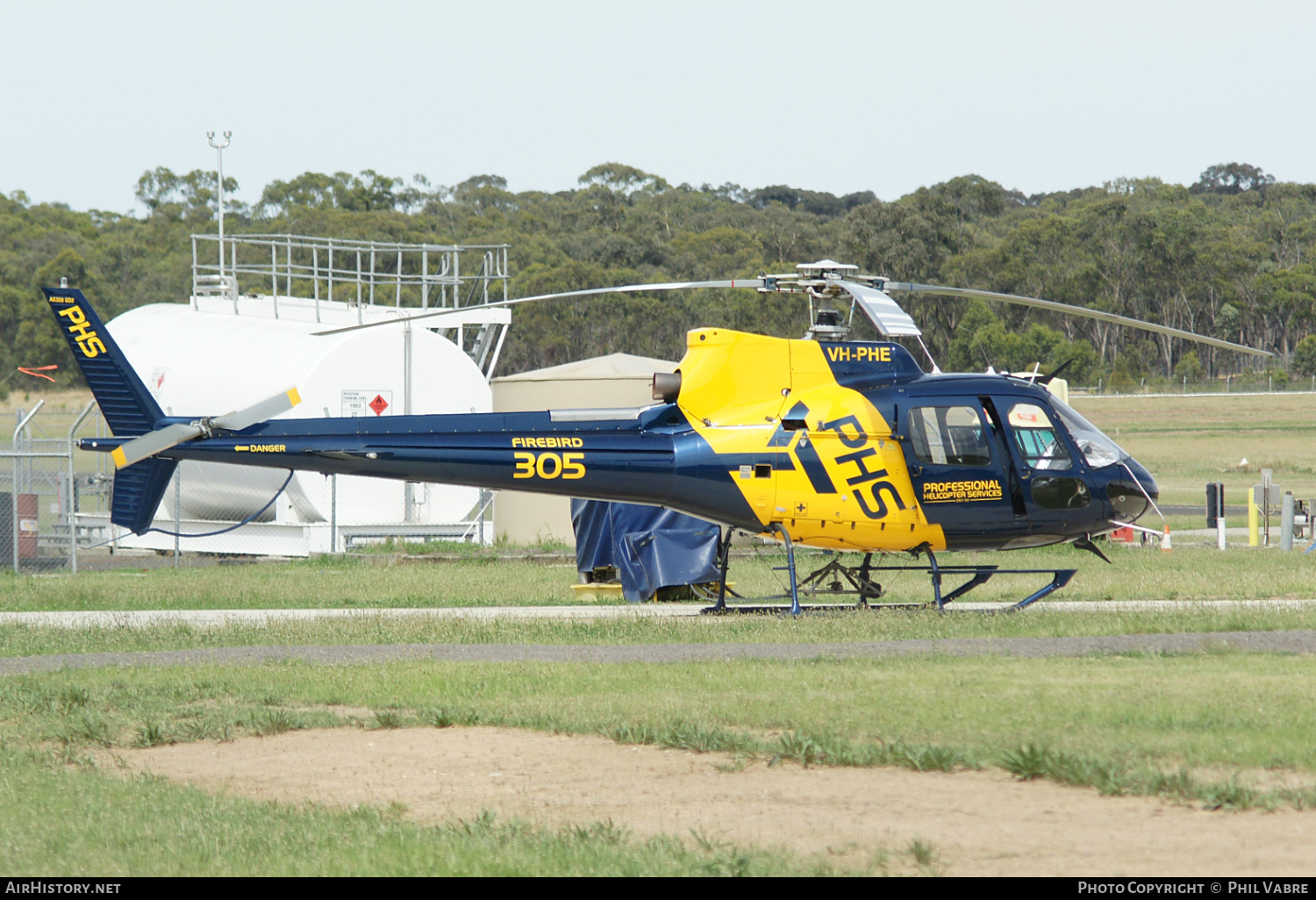 Aircraft Photo of VH-PHE | Aerospatiale AS-350B-2 Ecureuil | PHS - Professional Helicopter Services | AirHistory.net #641250