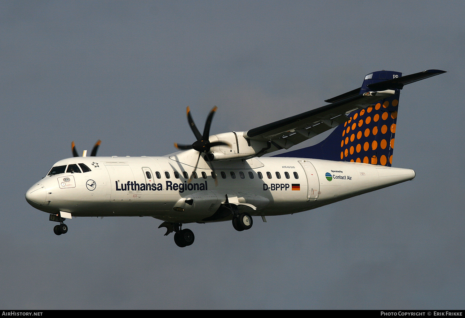 Aircraft Photo of D-BPPP | ATR ATR-42-500 | Lufthansa Regional | AirHistory.net #641254