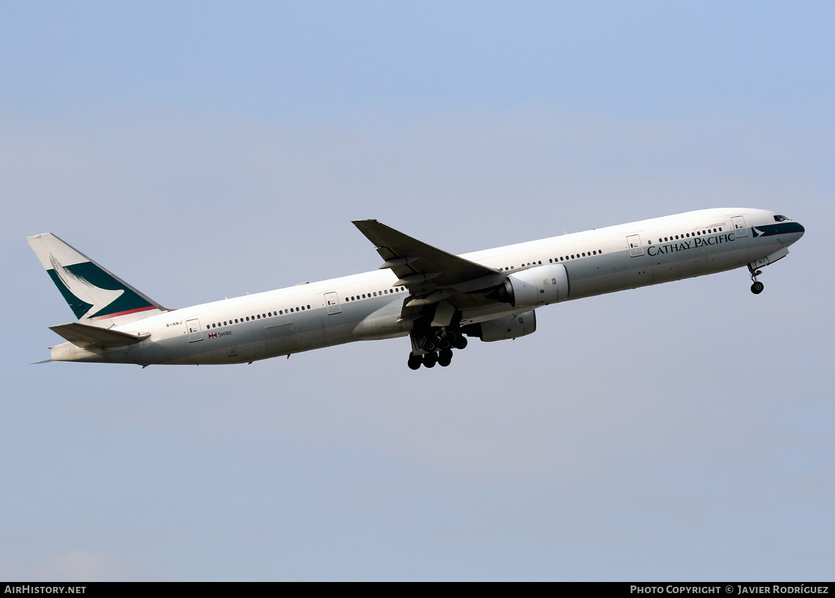 Aircraft Photo of B-HNJ | Boeing 777-367 | Cathay Pacific Airways | AirHistory.net #641261
