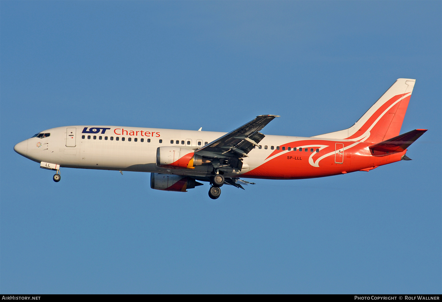 Aircraft Photo of SP-LLL | Boeing 737-4Q8 | LOT Charters | AirHistory.net #641296