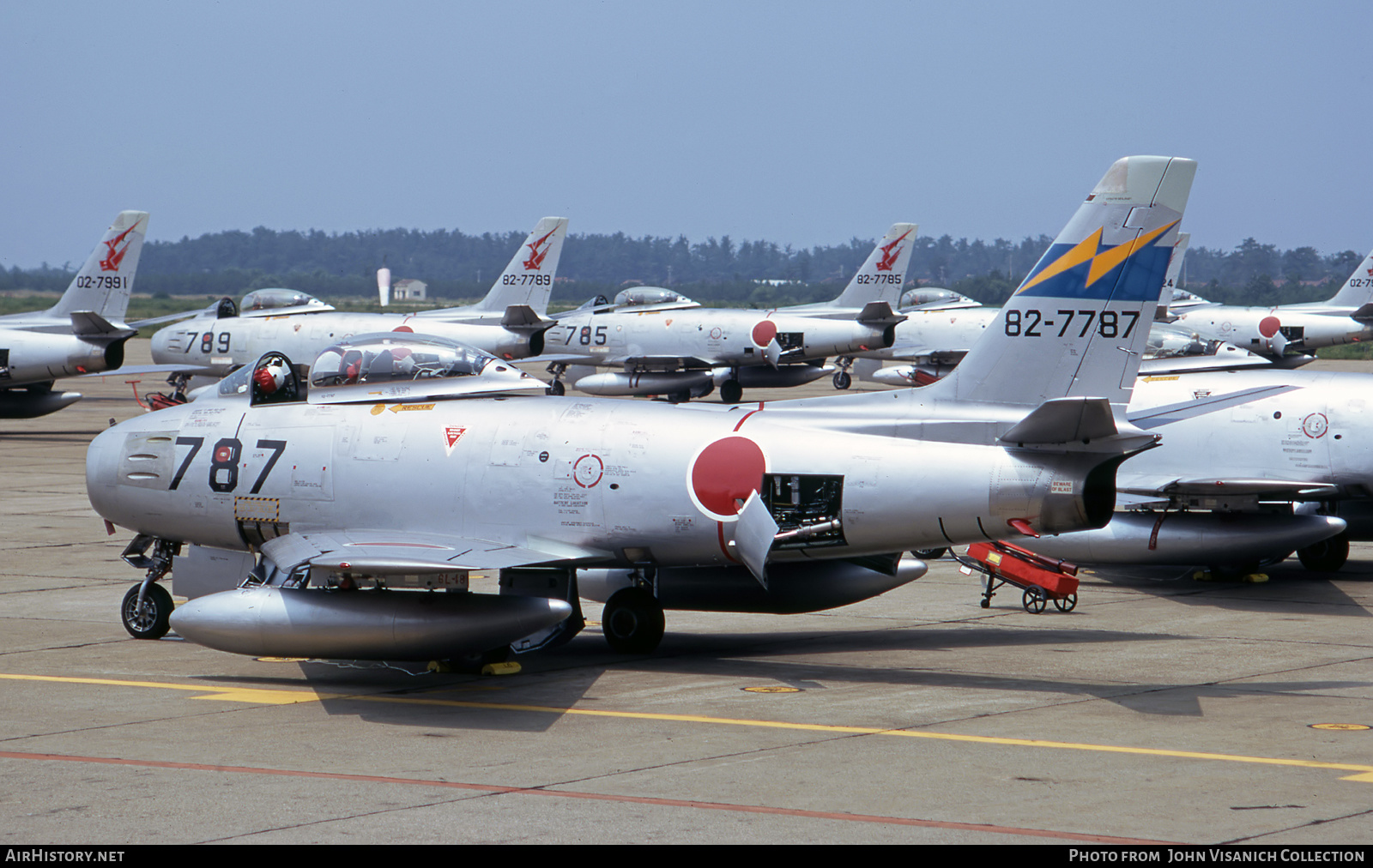 Aircraft Photo of 82-7787 | North American F-86F Sabre | Japan - Air Force | AirHistory.net #641299