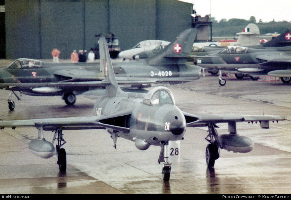 Aircraft Photo of J-4028 | Hawker Hunter F58 | Switzerland - Air Force | AirHistory.net #641315