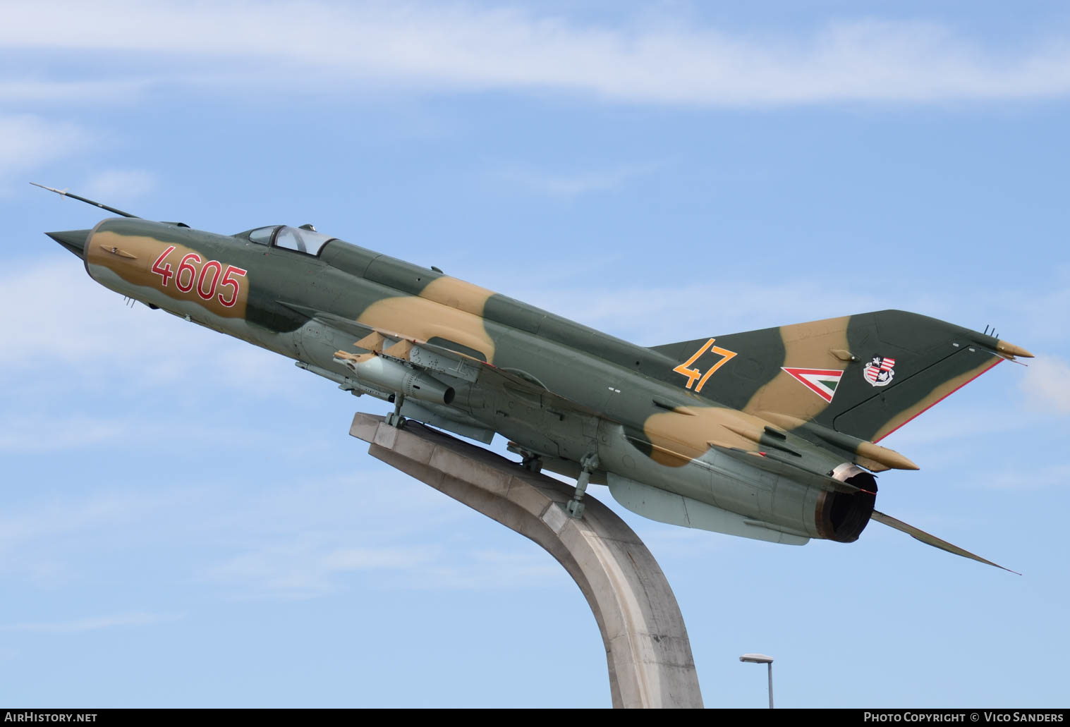 Aircraft Photo of 4605 | Mikoyan-Gurevich MiG-21MF | Hungary - Air Force | AirHistory.net #641335