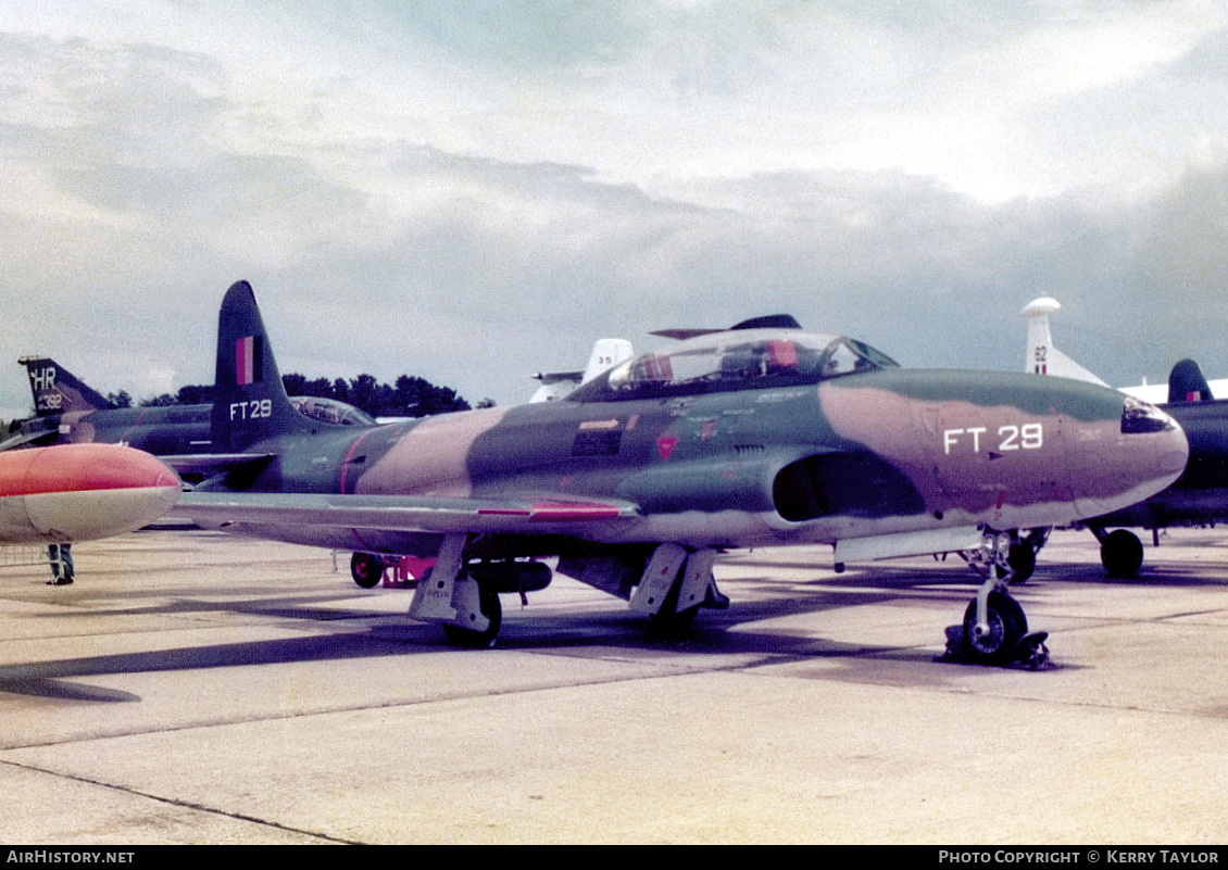 Aircraft Photo of FT29 | Lockheed T-33A | Belgium - Air Force | AirHistory.net #641367