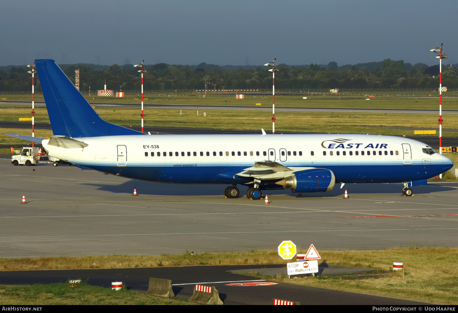 Aircraft Photo of EY-538 | Boeing 737-4Y0 | East Air | AirHistory.net #641368