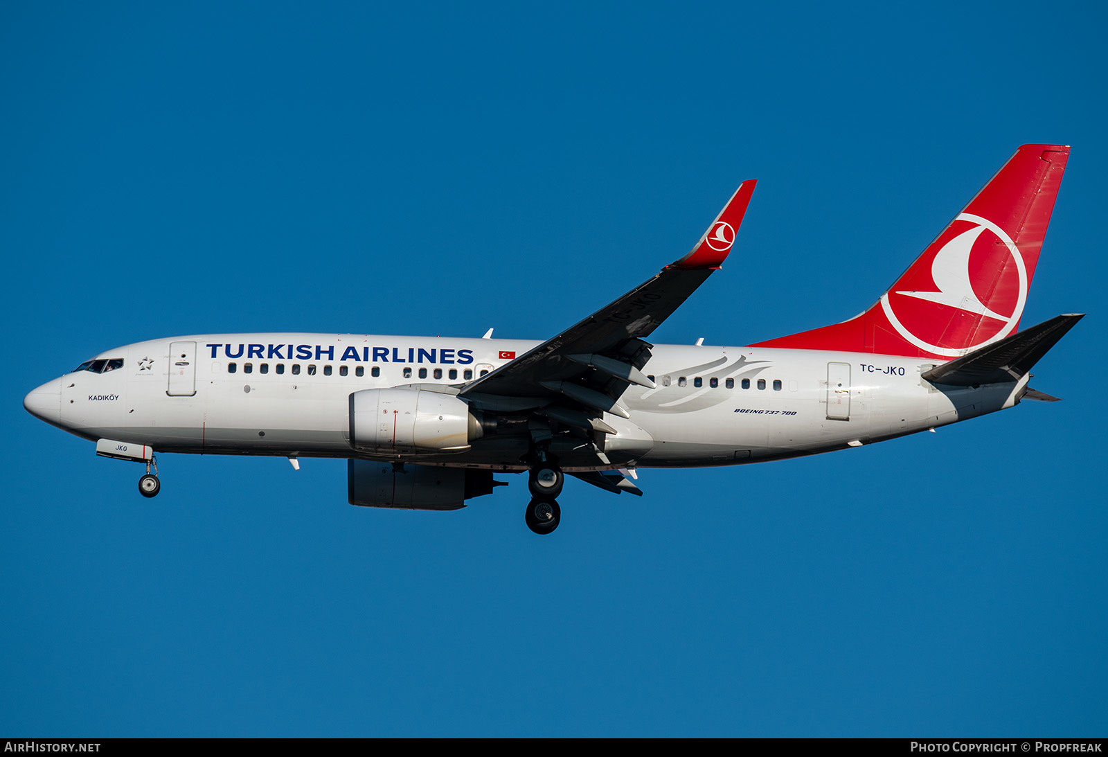 Aircraft Photo of TC-JKO | Boeing 737-752 | Turkish Airlines | AirHistory.net #641415