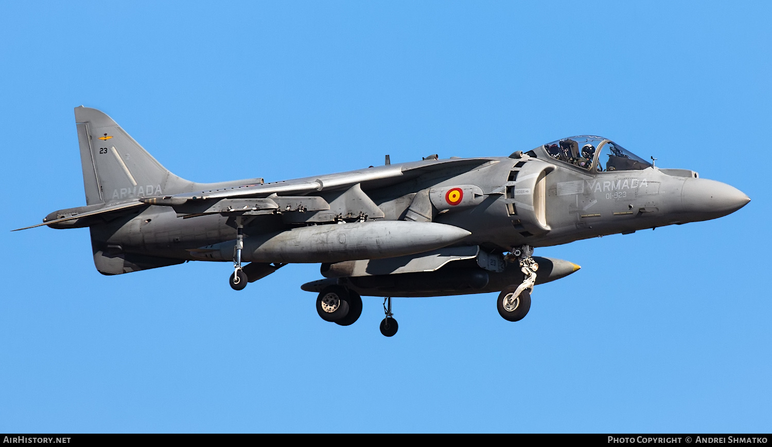 Aircraft Photo of VA1B-35 | McDonnell Douglas EAV-8B Matador II+ | Spain - Navy | AirHistory.net #641456