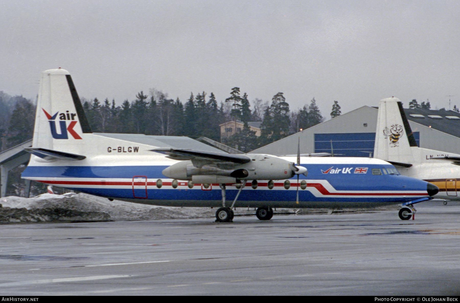 Aircraft Photo of G-BLGW | Fokker F27-200 Friendship | Air UK | AirHistory.net #641467