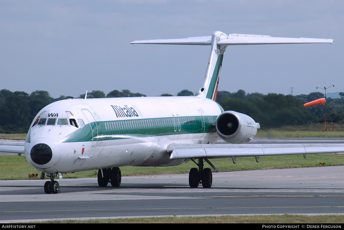 Aircraft Photo of I-DAWA | McDonnell Douglas MD-82 (DC-9-82) | Alitalia | AirHistory.net #641474