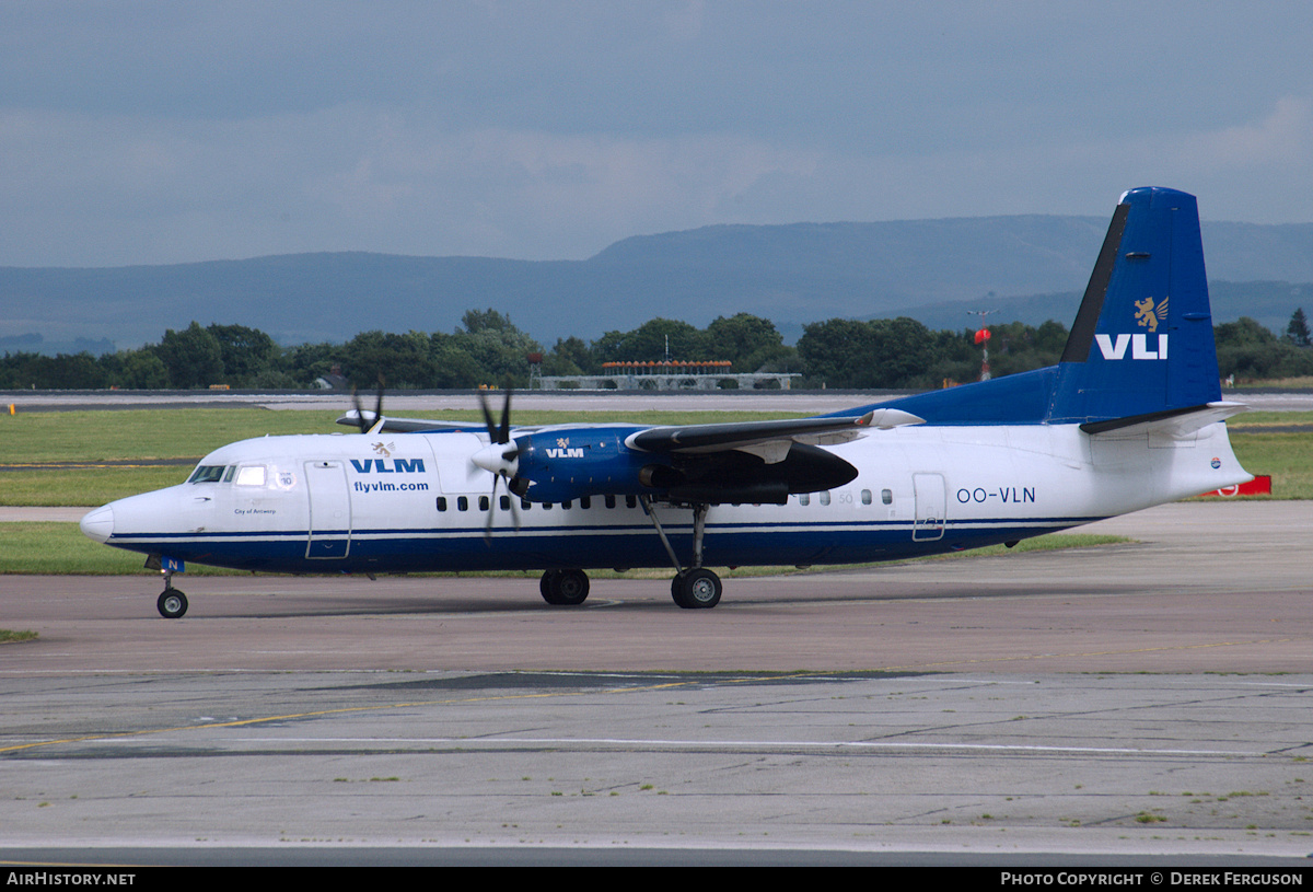 Aircraft Photo of OO-VLN | Fokker 50 | VLM Airlines | AirHistory.net #641475