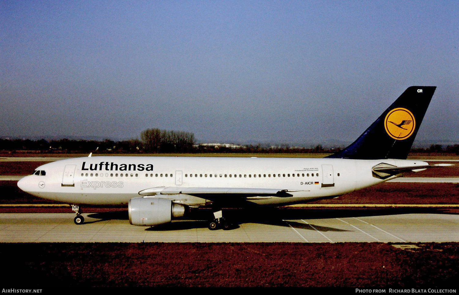 Aircraft Photo of D-AICR | Airbus A310-203 | Lufthansa Express | AirHistory.net #641488